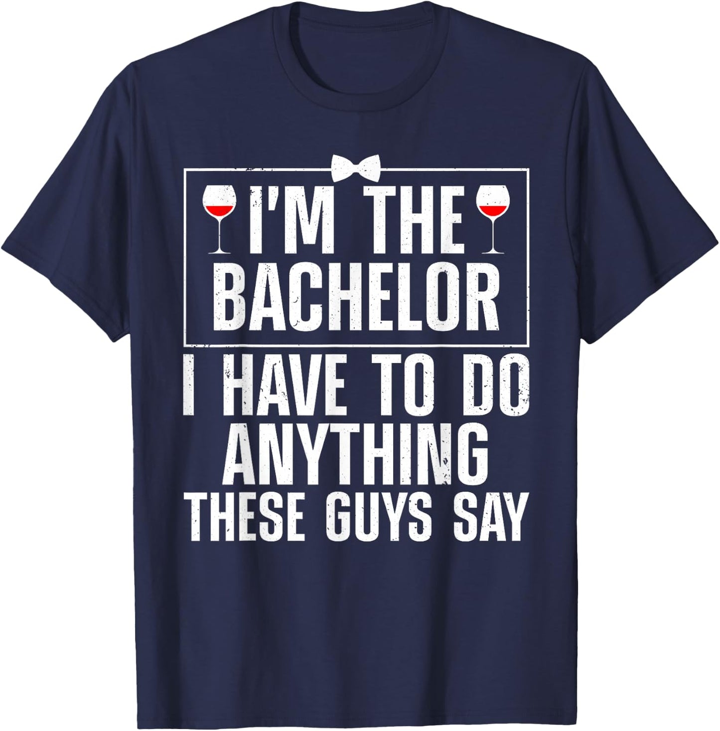 Funny Bachelor Party Design Boys Bachelor Groomsmen T-Shirt - T-Shirt | Navy