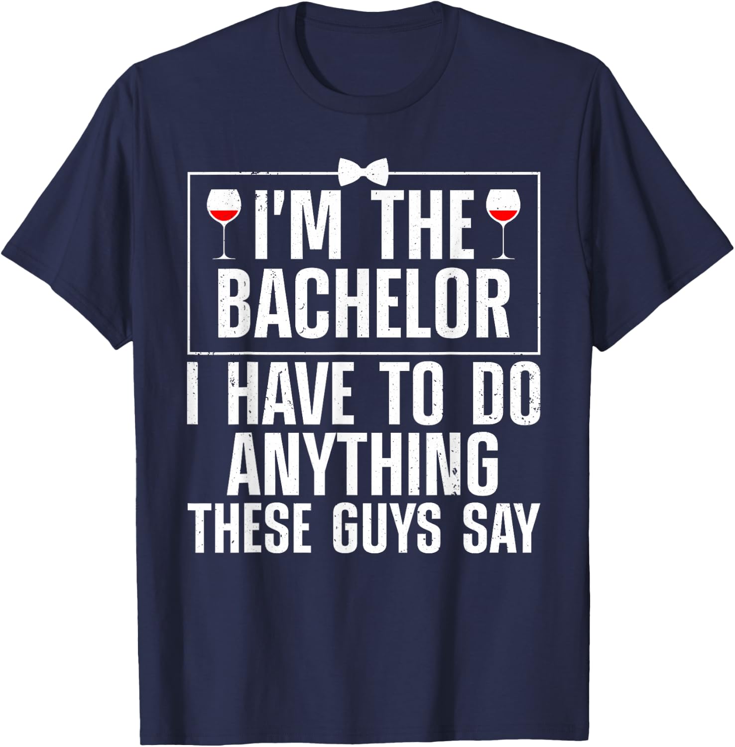 Funny Bachelor Party Design Boys Bachelor Groomsmen T-Shirt - T-Shirt | Navy