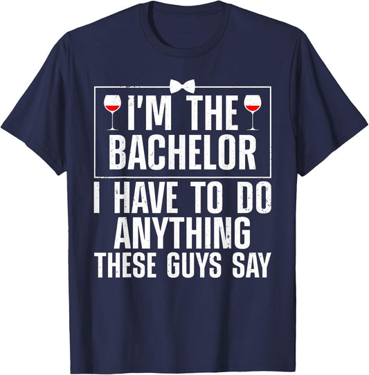 Funny Bachelor Party Design Boys Bachelor Groomsmen T-Shirt - T-Shirt | Navy