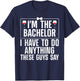 Funny Bachelor Party Design Boys Bachelor Groomsmen T-Shirt - T-Shirt | Navy