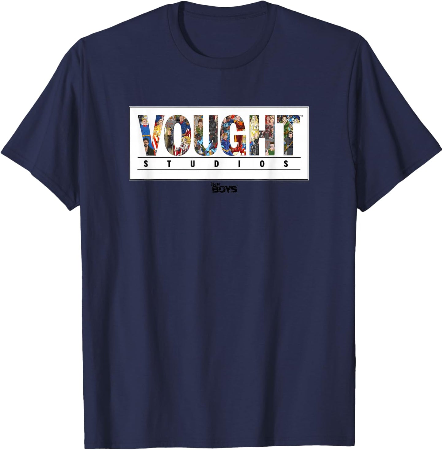 The Boys Vought Comic Logo Superhero TV Show T-Shirt - T-Shirt | Navy