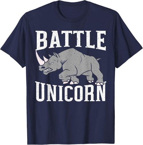 Battle Unicorn Rhinocerus Wildlife Animal Herbivore Rhino