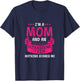 A Mom And Ultrasound Tech Nothing Scares Me Sonogram Funny T-Shirt - T-Shirt | Navy