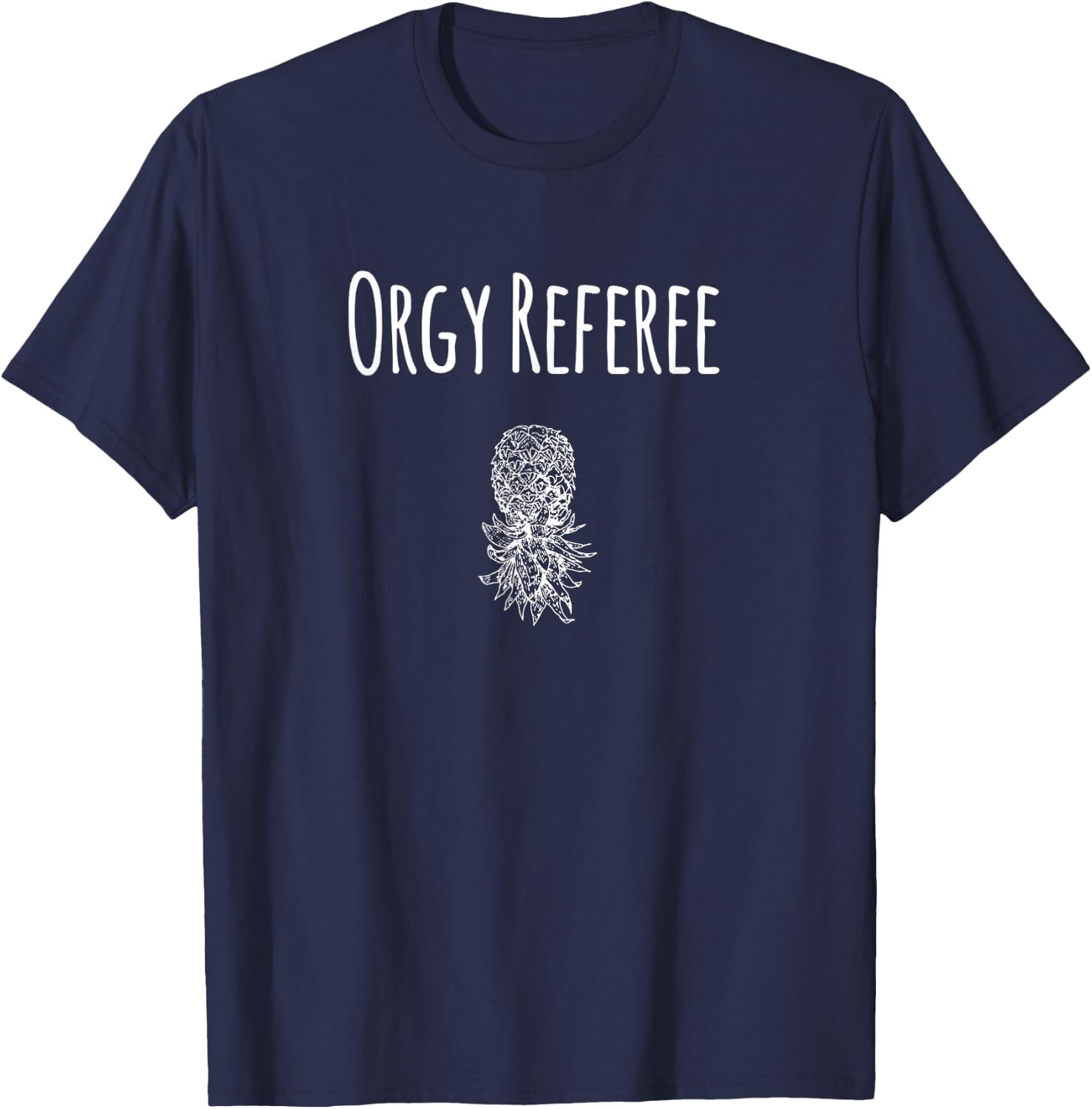 Orgy Referee Swinger T-Shirt - T-Shirt | Navy