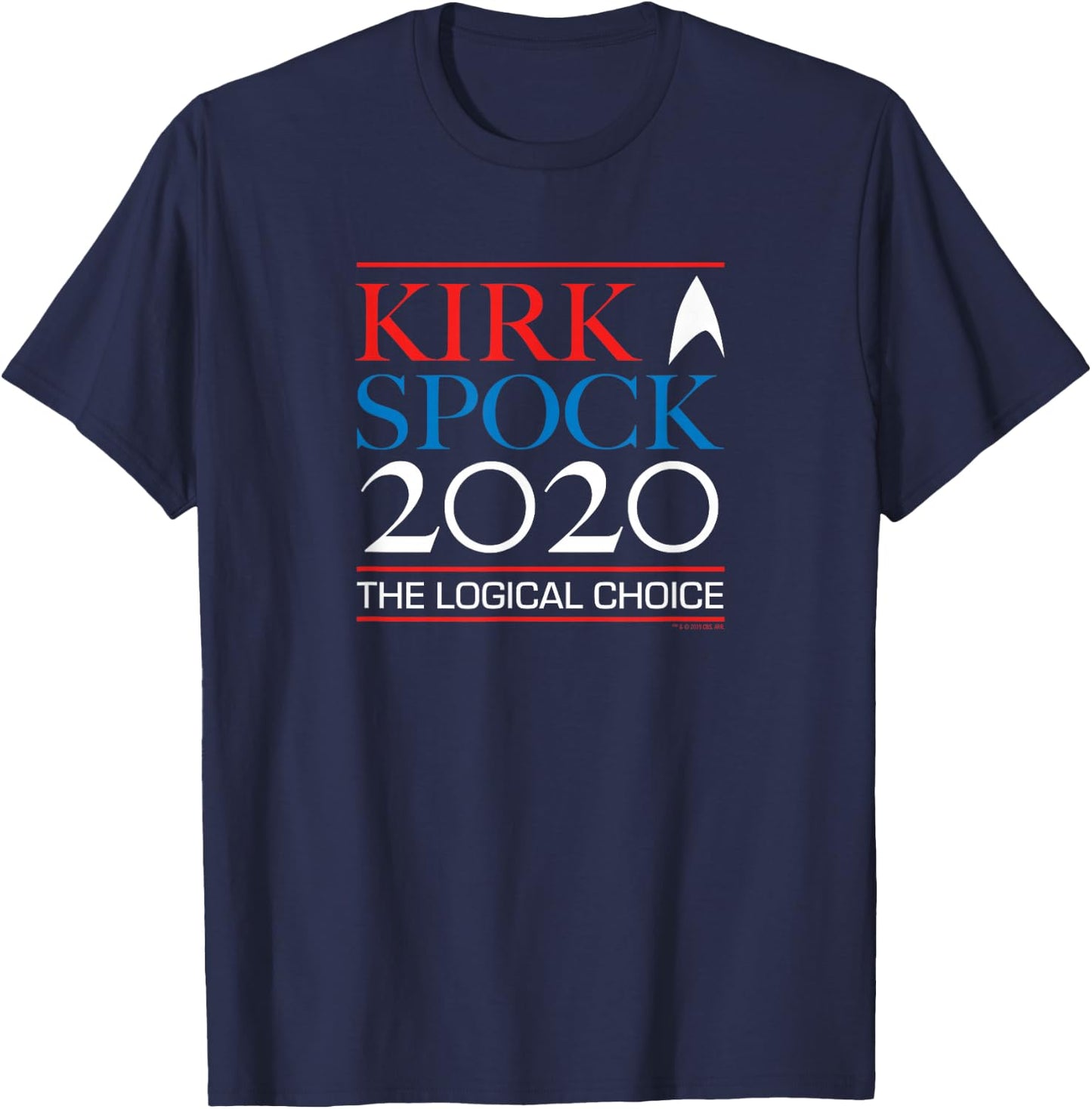 Star Trek: The Original Series Kirk & Spock 2020 T-Shirt - T-Shirt | Navy