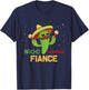 Funny Saying Nacho Average Fiance Humor Gifts Mexican men T-Shirt - T-Shirt | Navy