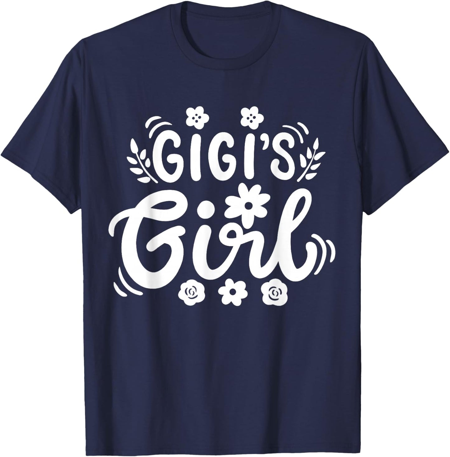 Granddaughter Gigi Grandma Grandmother T-Shirt - T-Shirt | Navy