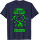 I Wear Green For My Grandma Liver Cancer Awareness T-Shirt - T-Shirt | Navy