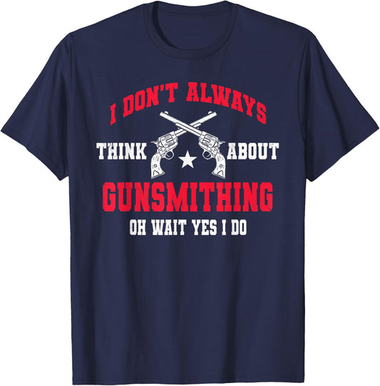 Gunsmith Gun Machinist Maker Firearms Technician Specialist T-Shirt - T-Shirt | Navy