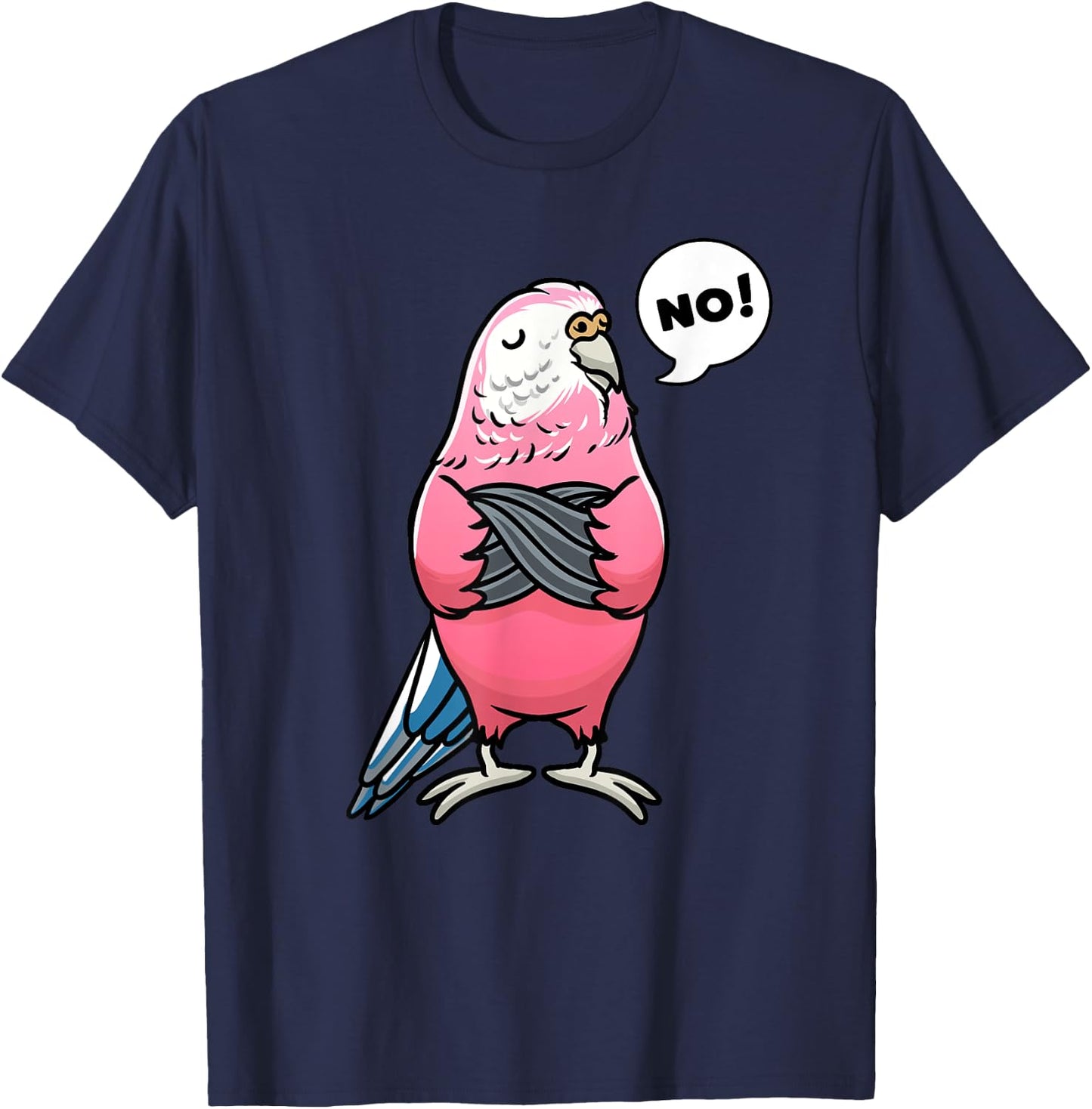 Bourke's Parrot Bird Lover Parakeet T-Shirt - T-Shirt | Navy
