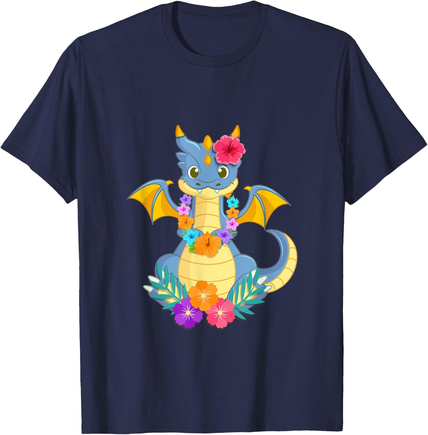 Hawaii Dragon Lei T-Shirt - T-Shirt | Navy