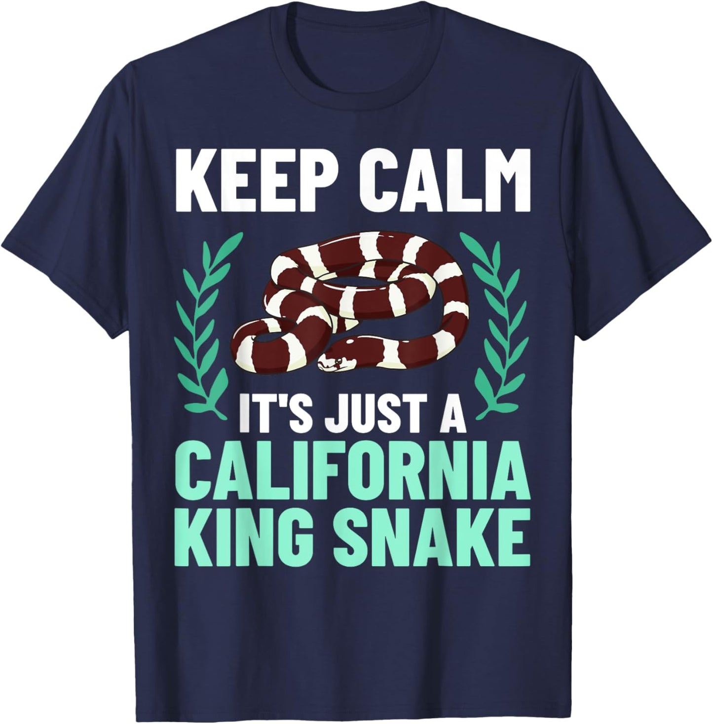 California King Snake High White Habitat T-Shirt - T-Shirt | Navy