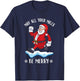 Runner saying Christmas running jogging Santa Claus jogger T-Shirt - T-Shirt | Navy