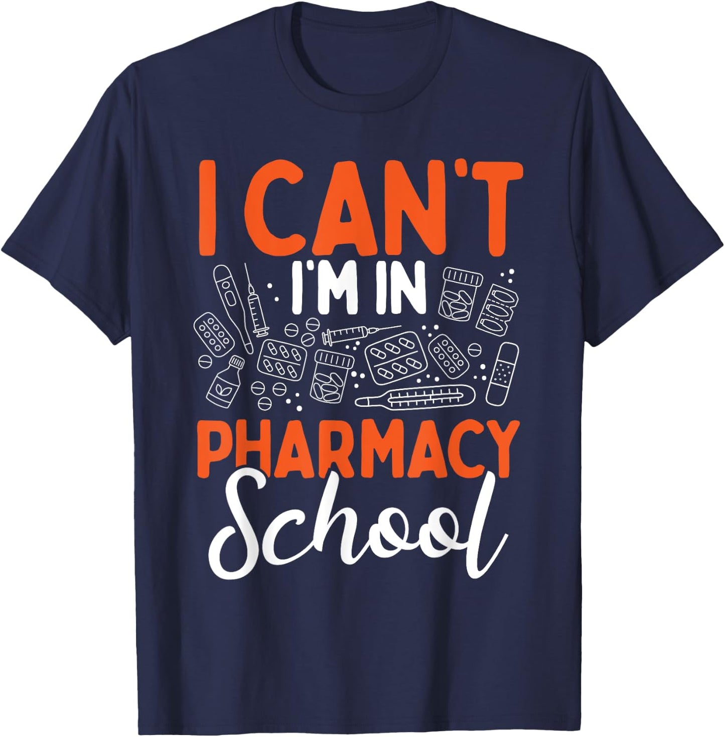 Pharmacy School Accessoires Future Pharmacist Essentials T-Shirt - T-Shirt | Navy