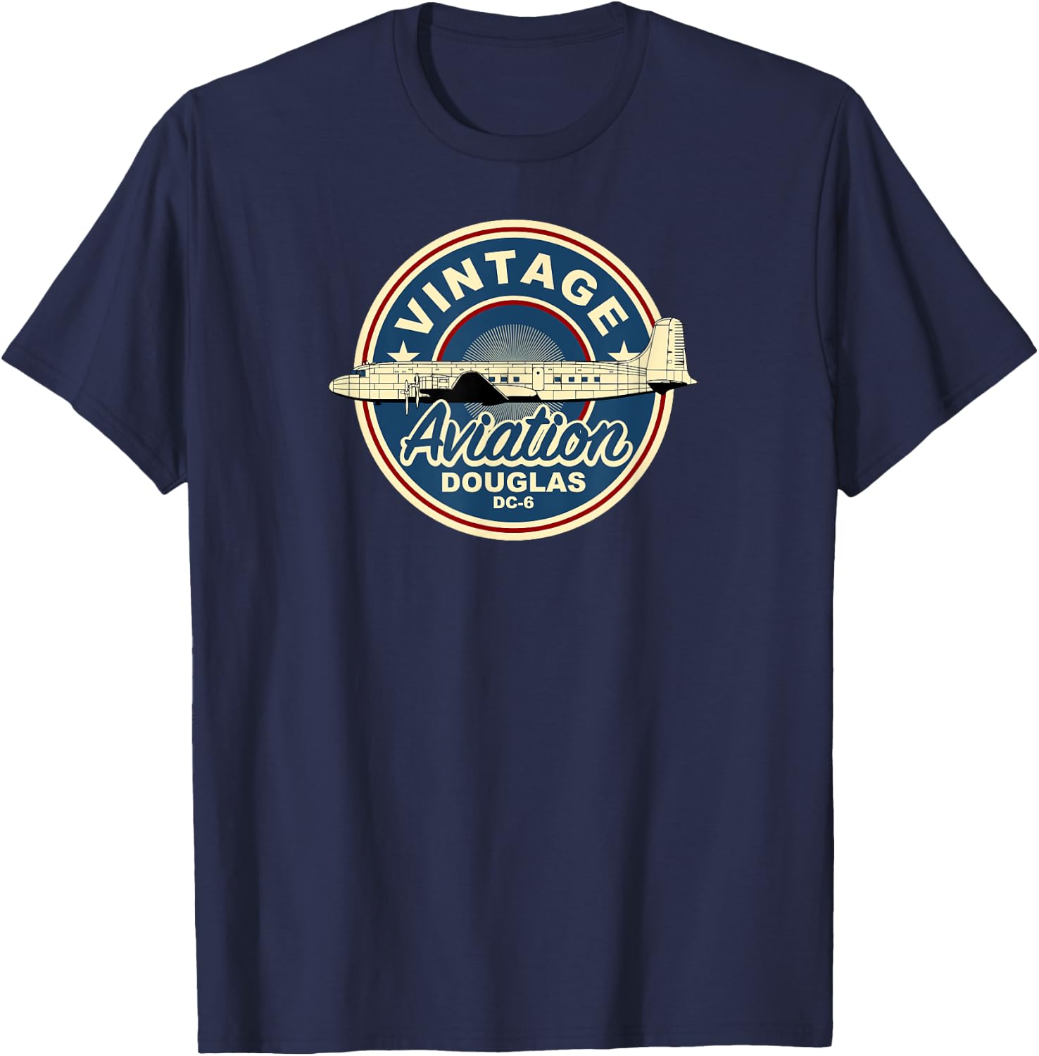 Douglas DC-6 T-Shirt - T-Shirt | Navy
