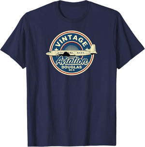Douglas DC-6 T-Shirt - T-Shirt | Navy