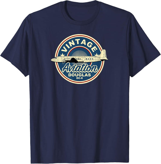 Douglas DC-6 T-Shirt - T-Shirt | Navy