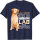 Dog Lover SteMi Apparel All Food Must Go To The Lab For Testing Labrador Retriever - -Adults & Kids, Black, Small, Short Sleeve, Classic Fit, Cotton 65% Polyester 35% T-Shirt - T-Shirt | Navy