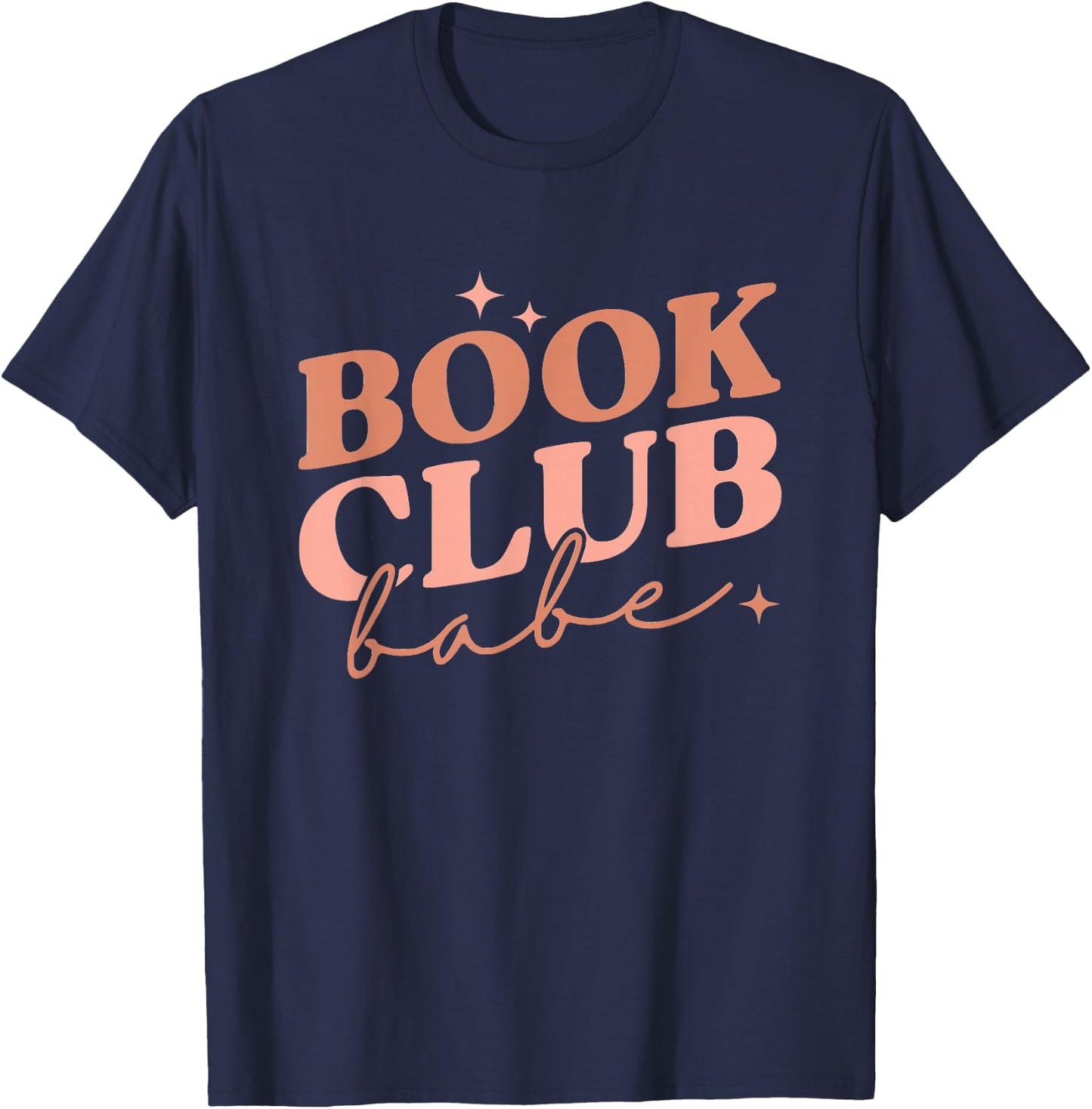 Book Club Babe Reading Book Lovers T-Shirt - T-Shirt | Navy