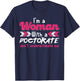 Empowered Woman with Doctorate Degree Motivational Quote T-Shirt - T-Shirt | Navy