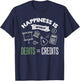 Accountant Shirt Funny Debits Credits Bookkeeper Quote Gift T-Shirt - T-Shirt | Navy