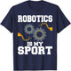 Cool Robotics Art Men Women Robot Engineering Programming T-Shirt - T-Shirt | Navy