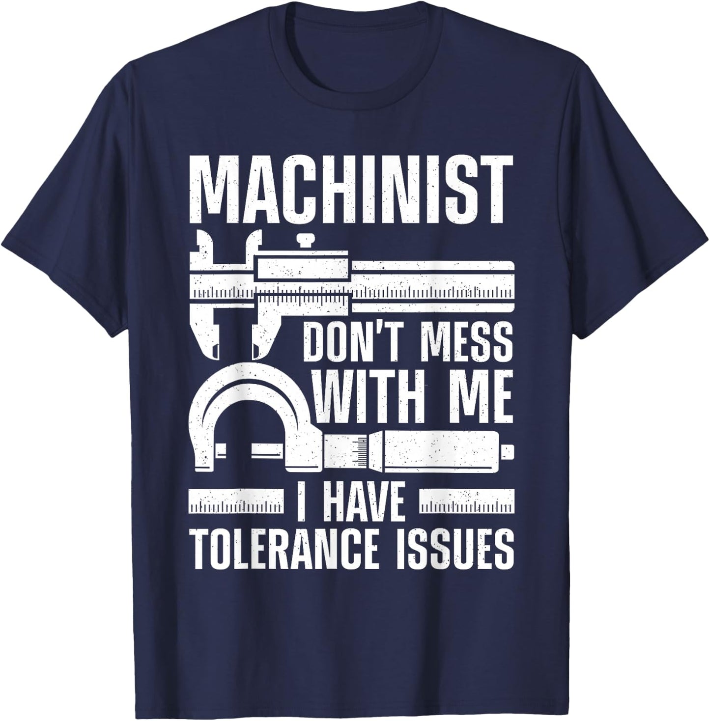 Funny Machinist Art Women Machine Operator Machinist T-Shirt - T-Shirt | Navy