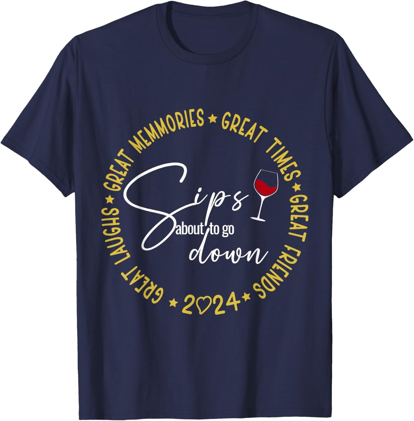 Girls Trip 2024 Weekend Birthday Vacation Matching T-Shirt - T-Shirt | Navy