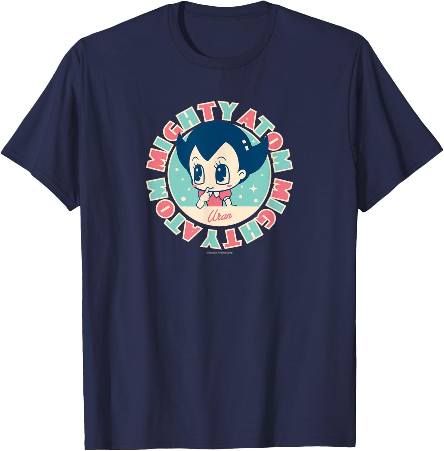 Astro Boy retro (Uran) (C)Tezuka Productions T-Shirt - T-Shirt | Navy
