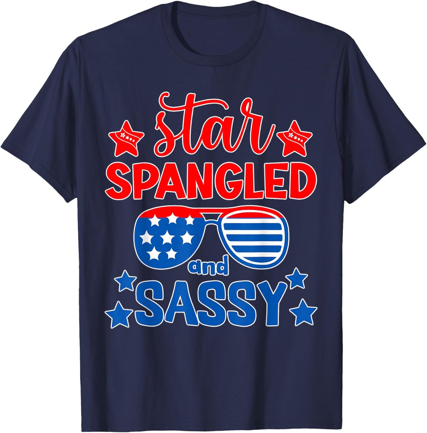 Star Spangled and Sassy T-Shirt - T-Shirt | Navy