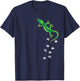 Cool Lizard Art Men Women Herpetology Reptile Lizard Lover Small T-Shirt - T-Shirt | Navy