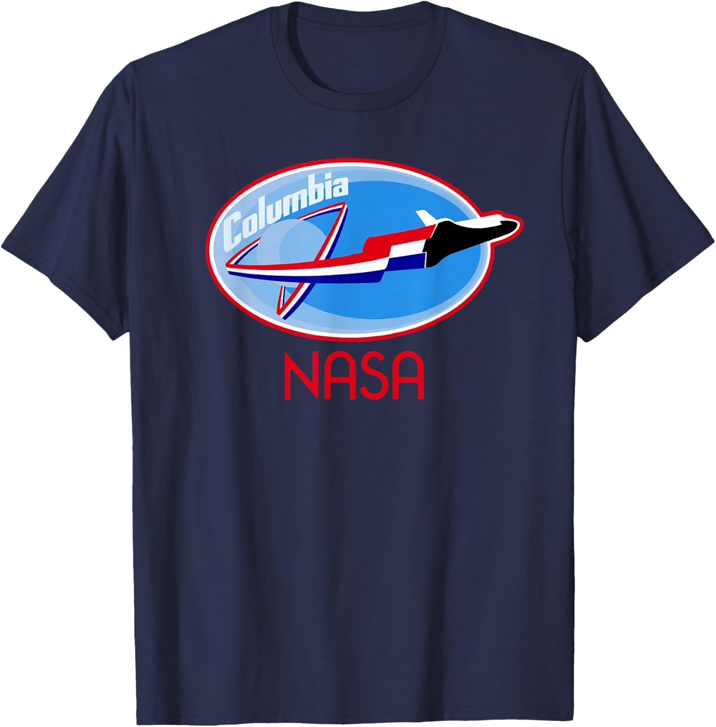 Space Shuttle Columbia NASA T Shirt T-Shirt - T-Shirt | Navy