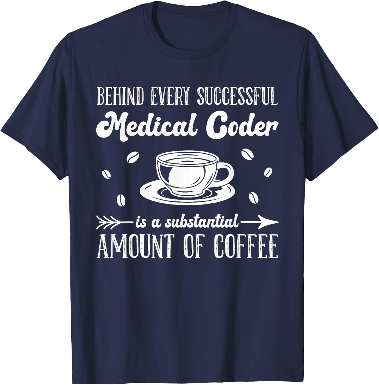 Medical Coder Medical Coding T-Shirt - T-Shirt | Navy