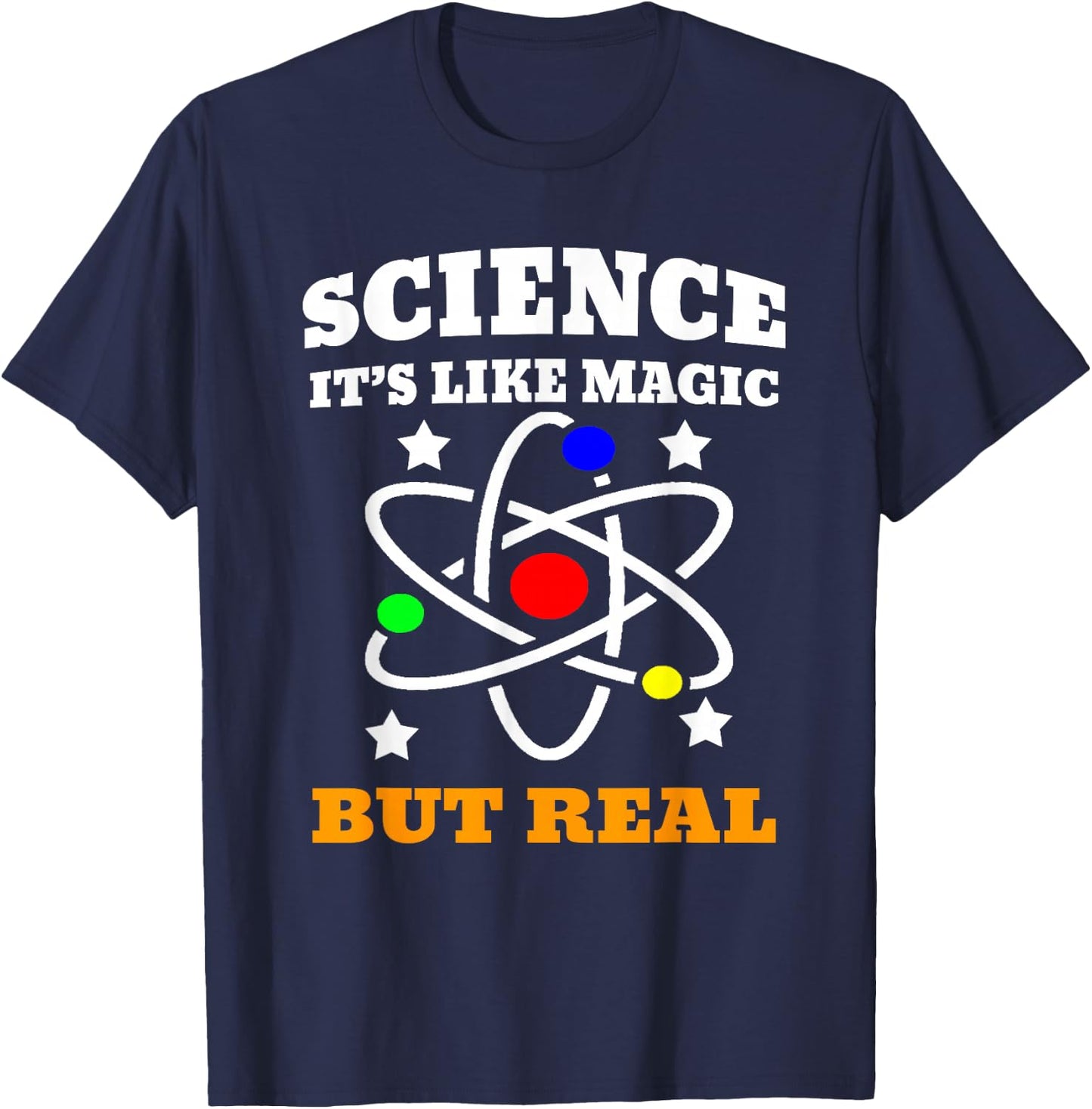 Science Its Like Magic but Real Scientist Kid T-Shirt - T-Shirt | Navy