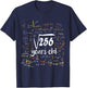 Square Root Of 256 - 16th Birthday 16 Year Old Math Bday T-Shirt - T-Shirt | Navy