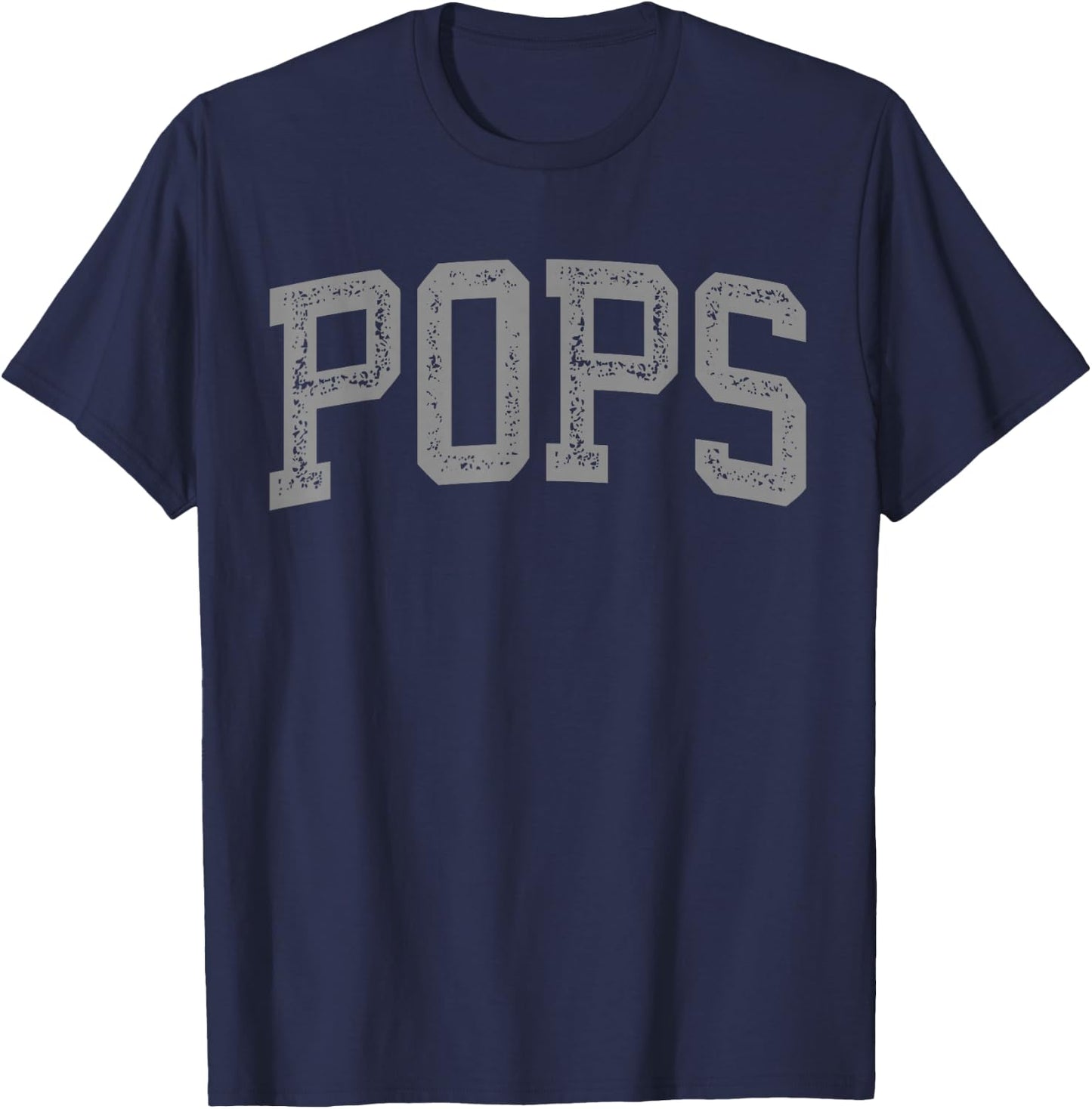 Pops Minimalist Vintage T-Shirt - T-Shirt | Navy