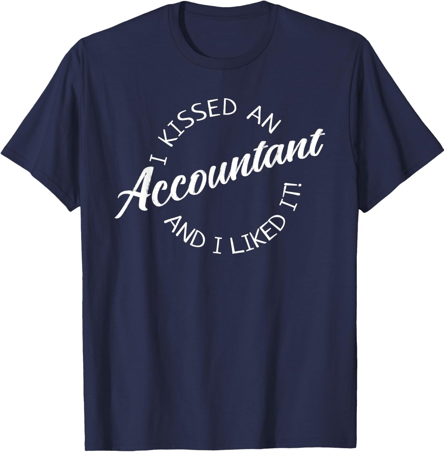 Funny Accountant Wife Tax Season Widow Married CPA T-Shirt - T-Shirt | Navy