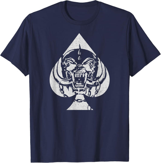Motörhead – Spade Warpig T-Shirt - T-Shirt | Navy