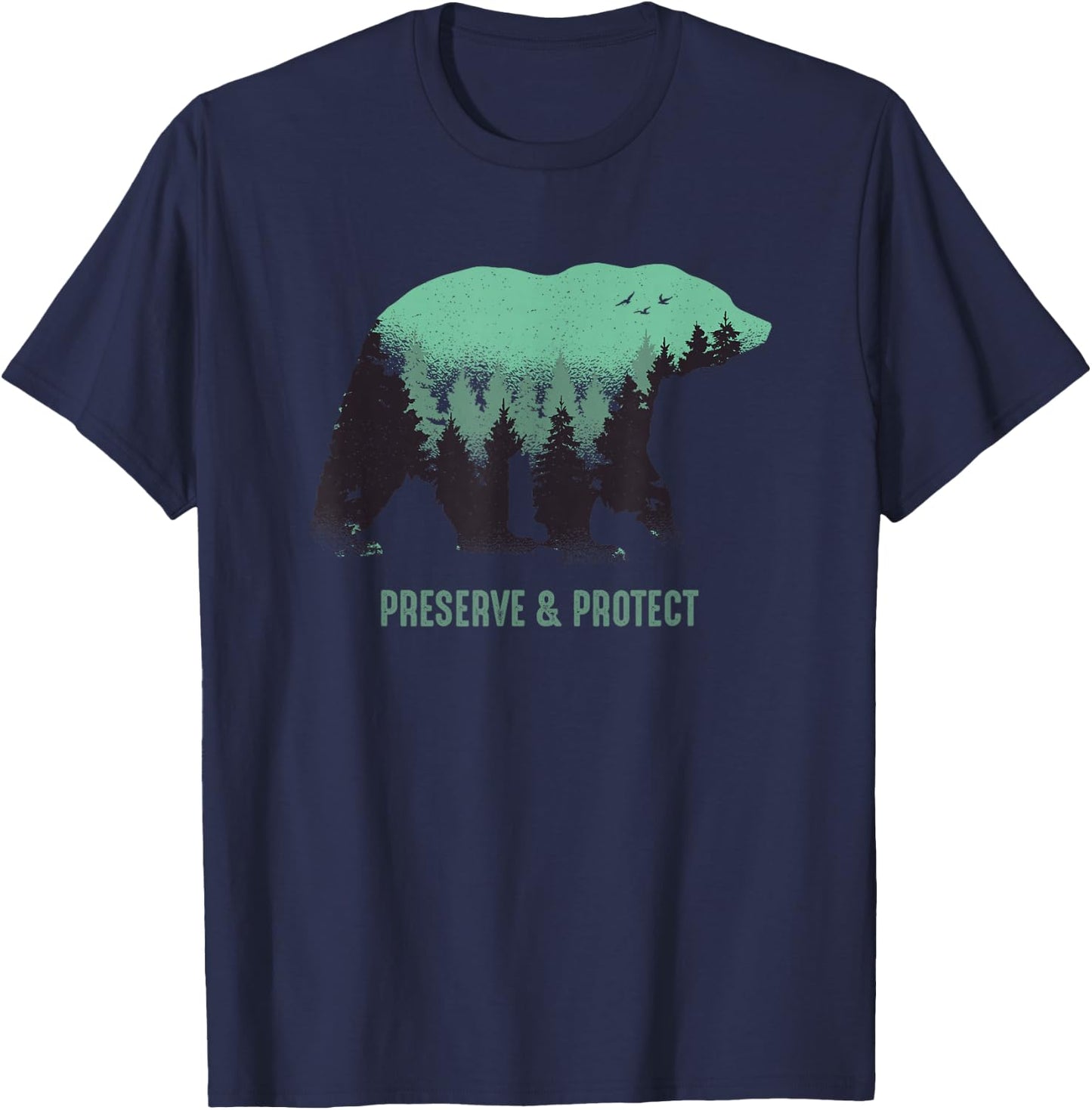 Preserve & Protect Vintage National Park Bear T-Shirt - T-Shirt | Navy