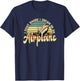 I Don't Snore I Dream I'm An Airplane Retro Vintage Snoring T-Shirt - T-Shirt | Navy