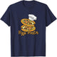 Pizza Master Italian Food Pizza Chef T-Shirt - T-Shirt | Navy