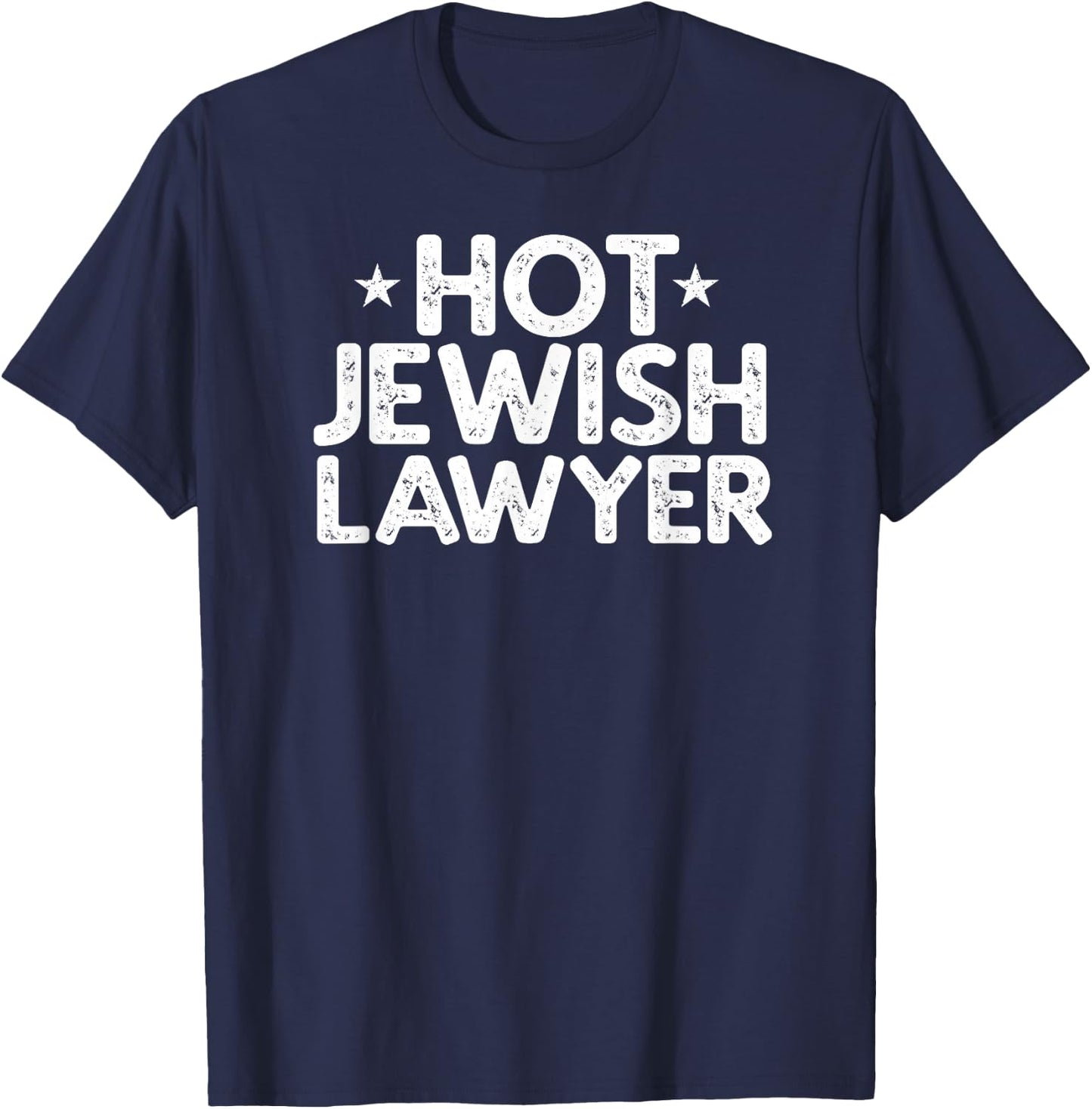Hot Jewish Lawyer Vintage Gift T-Shirt - T-Shirt | Navy
