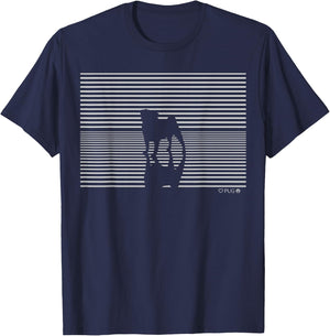 Pug Pug T-Shirt - T-Shirt | Navy