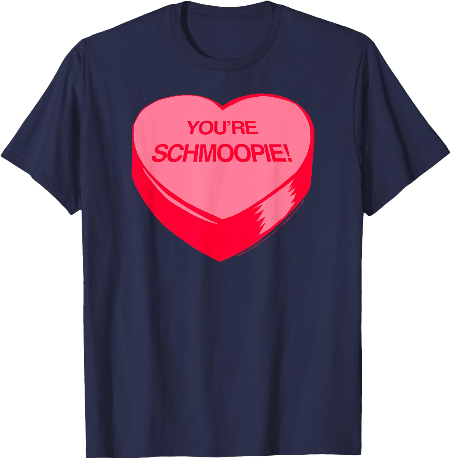 Seinfeld You're Schmoopie! Valentine's Day Heart 90's Show T-Shirt - T-Shirt | Navy