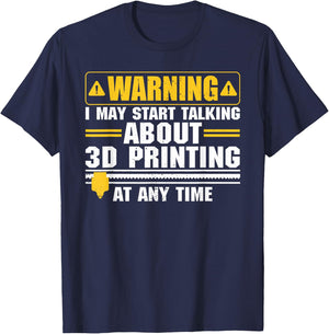 Funny 3D Printer Art Women 3D Printing Worker Lover T-Shirt - T-Shirt | Navy
