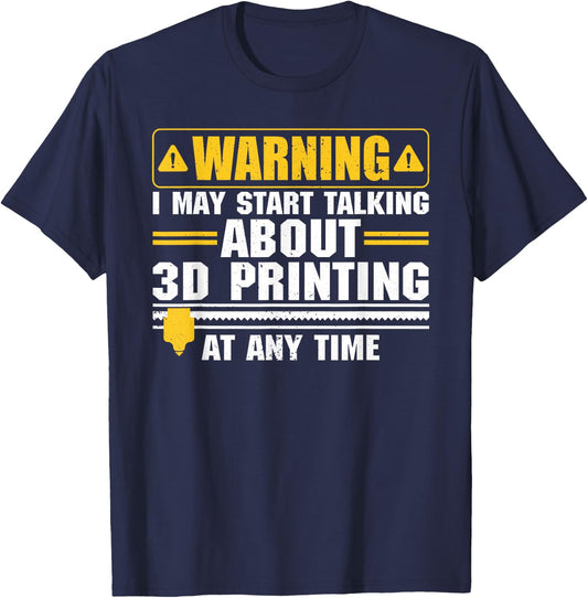 Funny 3D Printer Art Women 3D Printing Worker Lover T-Shirt - T-Shirt | Navy