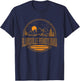 Vintage Blairsville Pennsylvania Mountain Hiking Print T-Shirt - T-Shirt | Navy