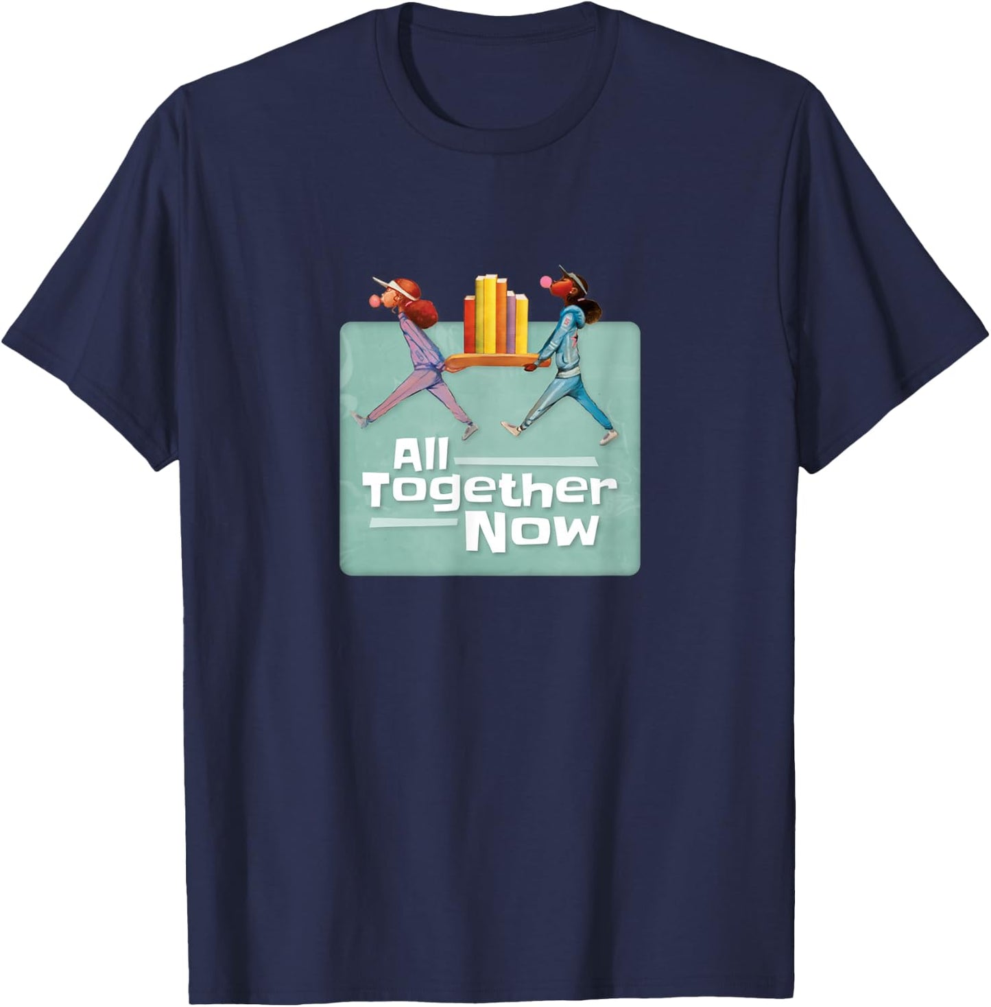 All Together Now Summer Reading 2023 T-Shirt - T-Shirt | Navy