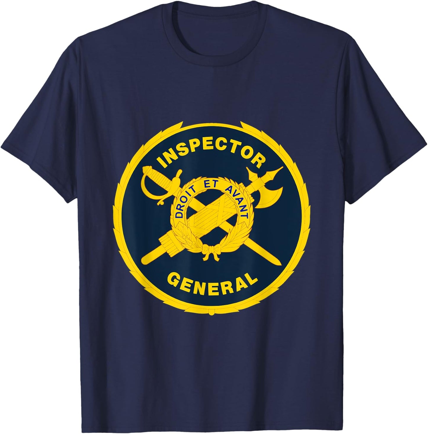 Inspector General Identification Badge (IGIB) US Army IG T-Shirt - T-Shirt | Navy