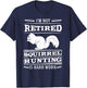 Squirrel Hunter Marrmots Rifle Hunting Chipmunks Gift T-Shirt - T-Shirt | Navy